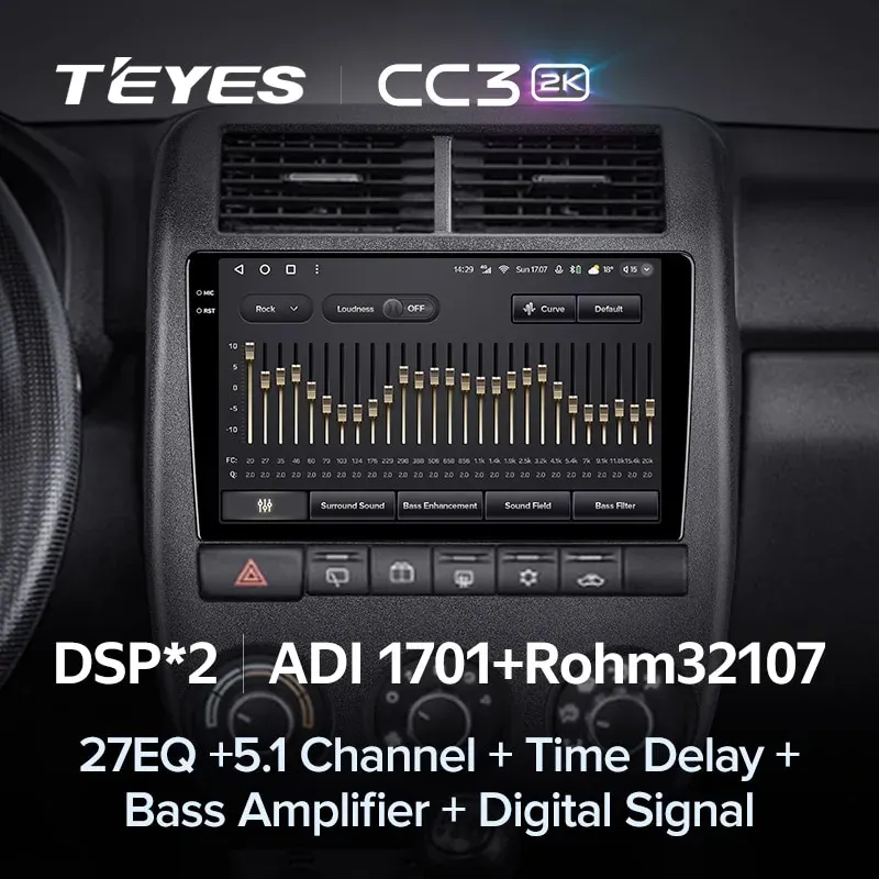 Комплект магнитолы TEYES CC3 2K 9.5" для ВАЗ (LADA) Niva Legend Bronto I 2021-2023