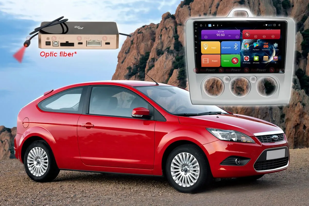 Автомагнитола RedPower 51137 R IPS DSP Ford Focus (2005-2011) серая  - фото