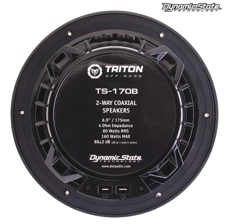 Акустика коаксиальная Dynamic State TRITON TS-170B Black - фото Акустика коаксиальная Dynamic State TRITON TS-170B Black - фото