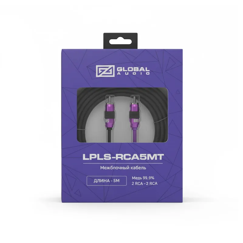 Межблочный кабель Global Audio LPLS-RCA5MT - фото
