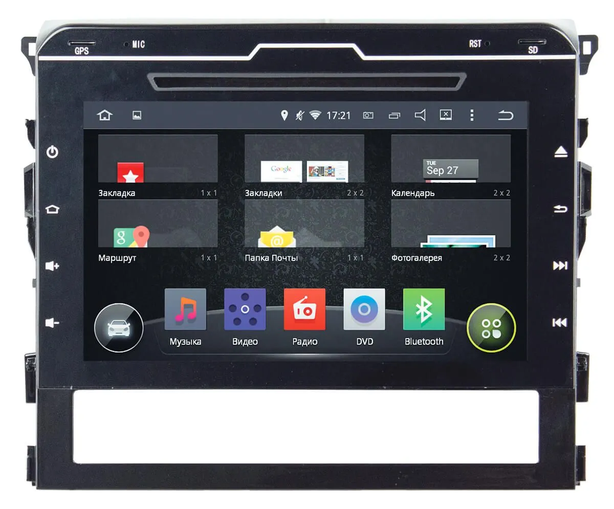 ШГУ INCAR AHR-2239 Toyota LC 200 16+ DVD 2din - фото