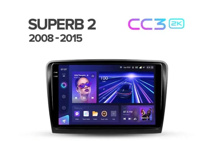 ШГУ Teyes CC3 2K 4/64 GB Skoda Rapid I 2012-2020, 10.2"  - фото