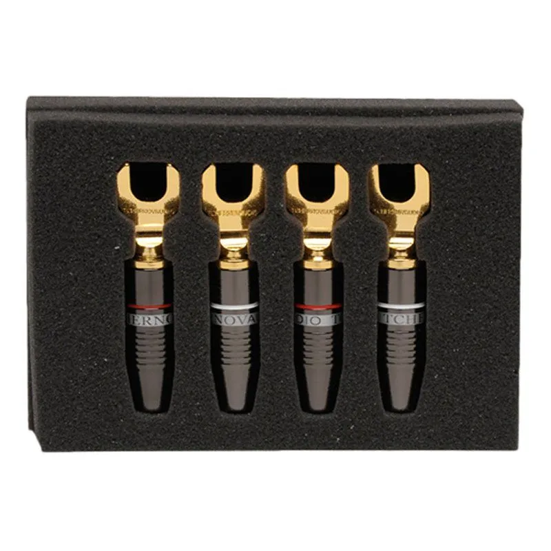 Клеммы силовые "вилка" Tchernov Cable Spade Lug Reference G / set 4 - фото