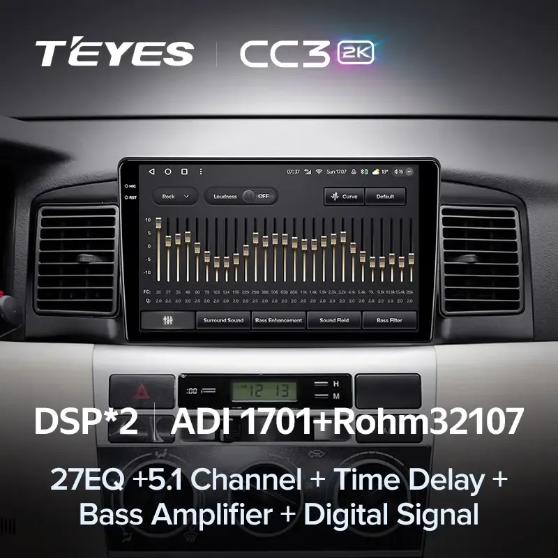 Комплект магнитолы TEYES CC3 2K 9.5" для BYD F3 I 2005-2013
