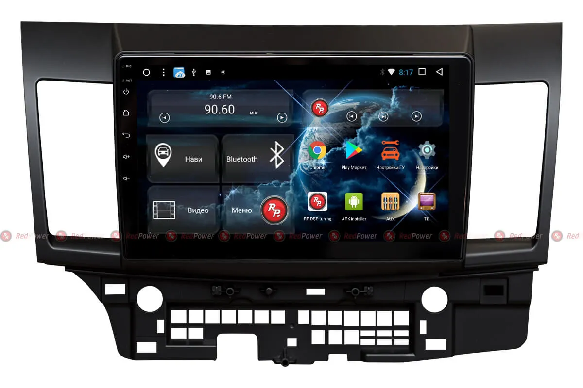 Автомагнитола RedPower 31037 R IPS DSP Mitsubishi Lanser X (2007-2012) - фото