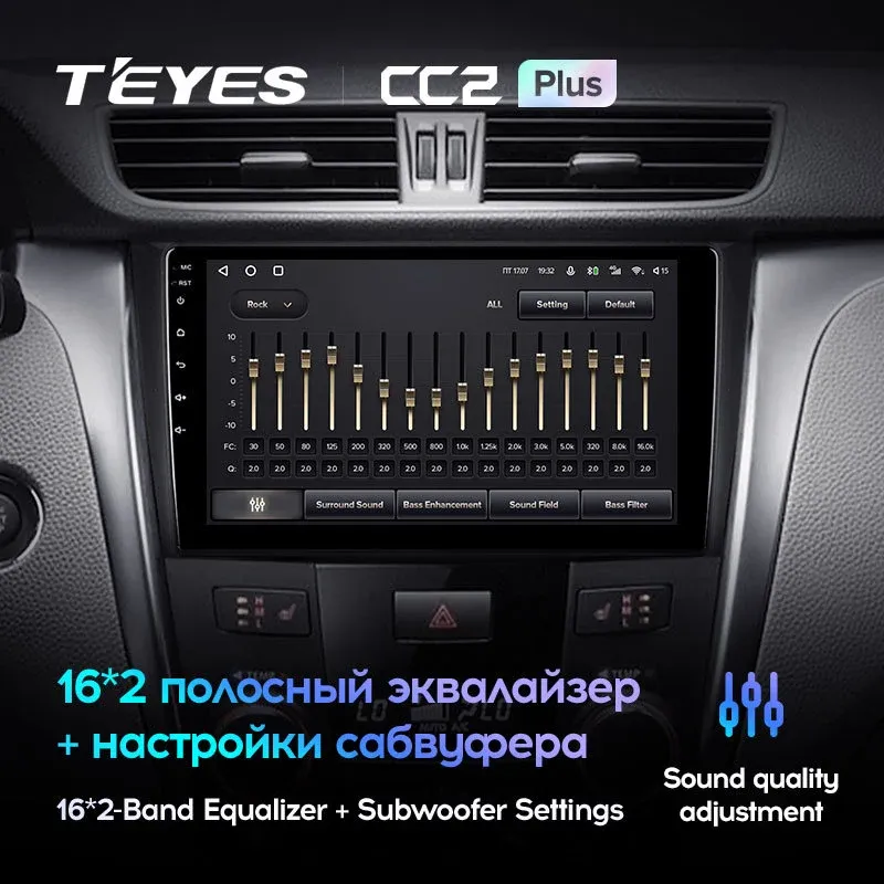Комплект магнитолы TEYES CC2 Plus 9.0" для Suzuki Kizashi I 2009-2014