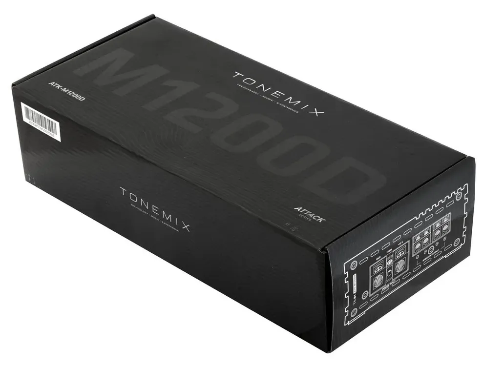 Усилитель 1-канальный Tonemix ATK-M1200D - фото