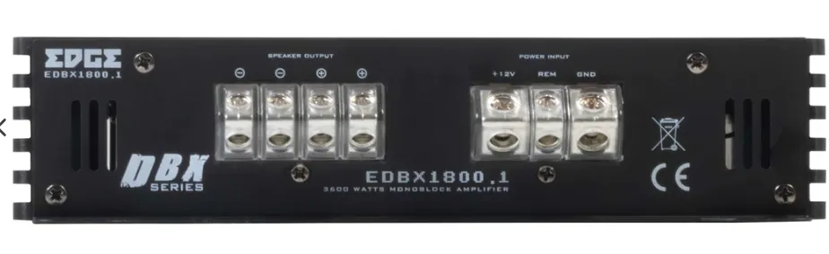 Усилитель 1-канальный EDGE EDBX1800.1D-E1 - фото
