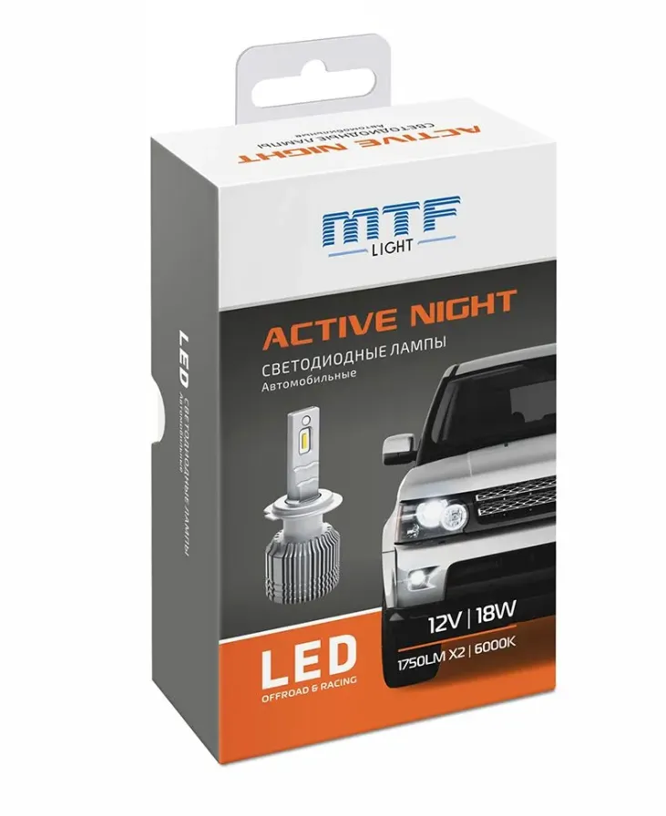 Лампа светодиодная MTF H1 18W 1750lm 6000K - фото