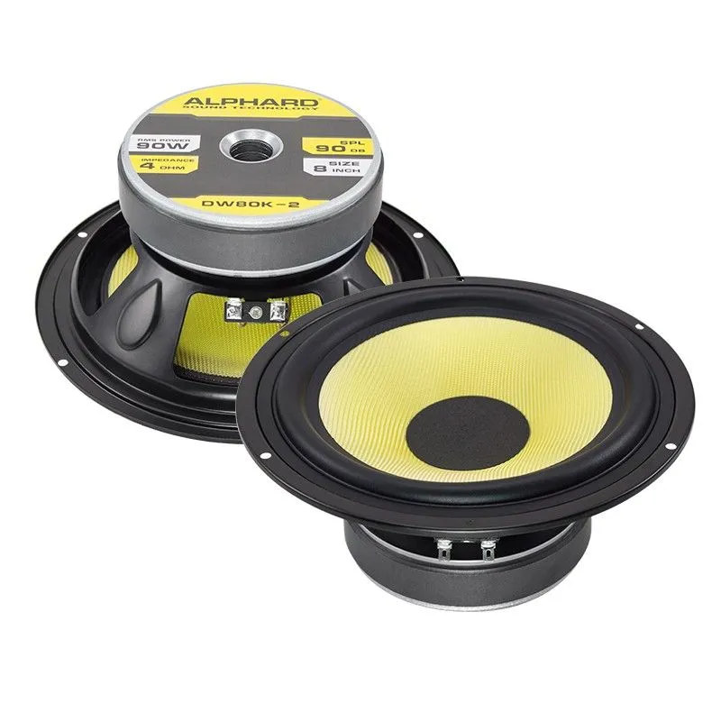 СЧ/НЧ динамики Alphard DW80K2 4 Ом - фото