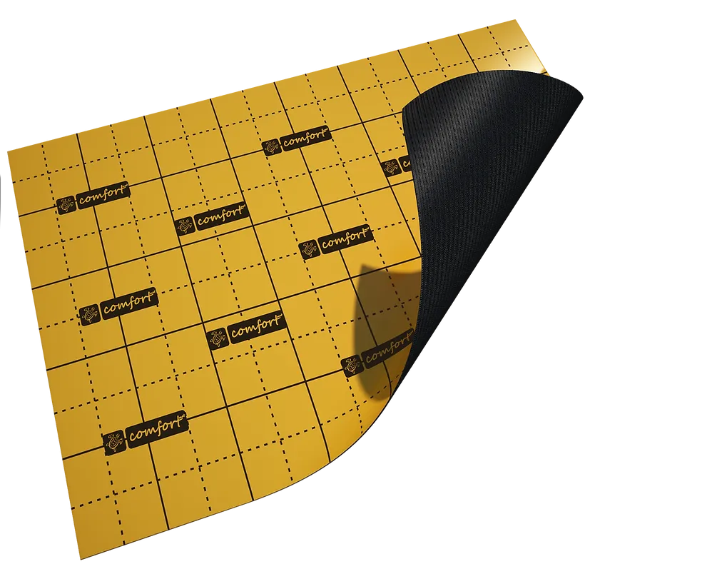 Вибропоглощающий материал ComfortMat Grilon (серый) 0,75х1,0 (1уп-25л) (1л) - фото