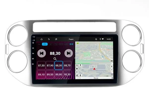 ШГУ INCAR XTA-8604 VW Tiguan 10-15 Android 9" - фото