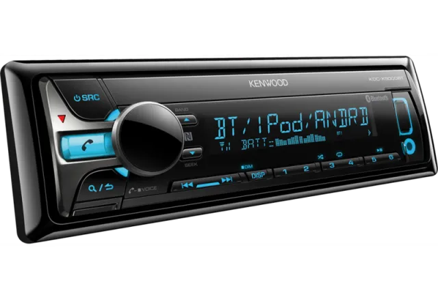 CD - ресивер Kenwood KDC-X5000BT - фото