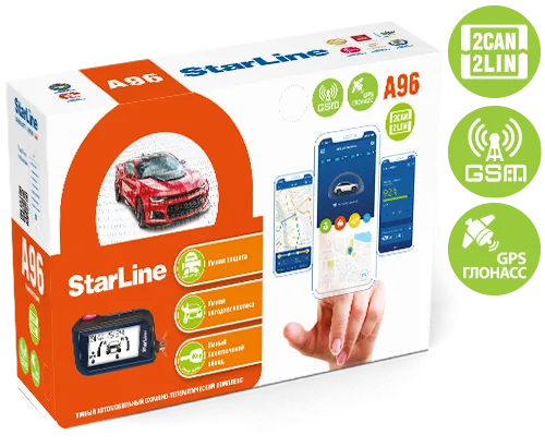 Автосигнализация StarLine A96 2CAN+2LIN GSM (4sim) - фото