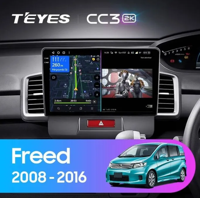 ШГУ Teyes CC3 2K 4/32 GB Toyota Hilux Pick Up AN120 2015-2020, 10.2" - фото