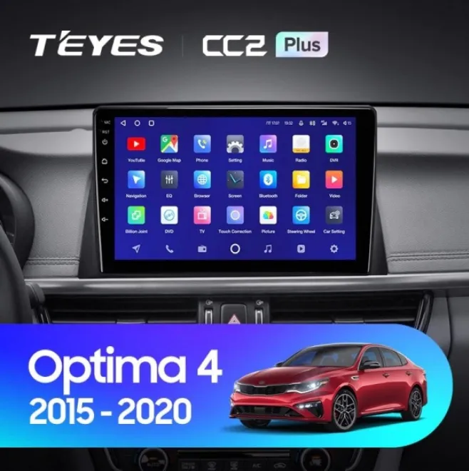 ШГУ Teyes CC2 Plus 3/32 GB Kia Optima 4 2015-2020 - фото