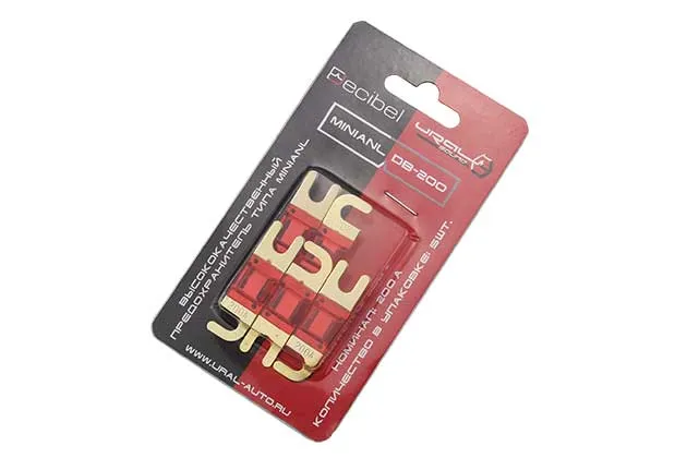 Предохранитель URAL MINI ANL -DB200 (5шт упаковка) - фото