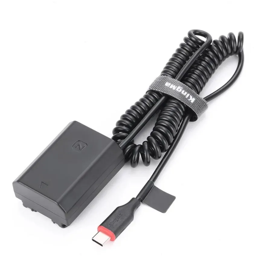 Адаптер питания для Sony a9; a7 IV; a7R IV; a7C; a6600 / Аккумулятор-пустышка NP-FZ100 / KingMa TC-F - фото