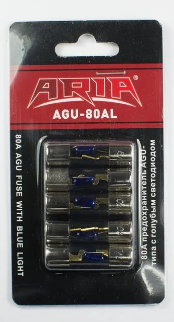 Предохранитель 80A цилиндрический ARIA AGU-80AL упаковка - фото
