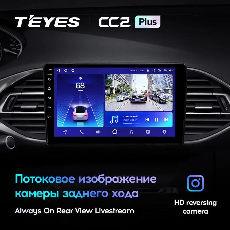 Комплект магнитолы TEYES CC2 Plus 9.0" для Peugeot 308 II 2013-2017