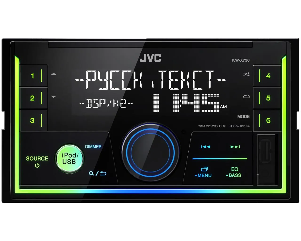 USB - ресивер JVC KW-X730 2DIN - фото