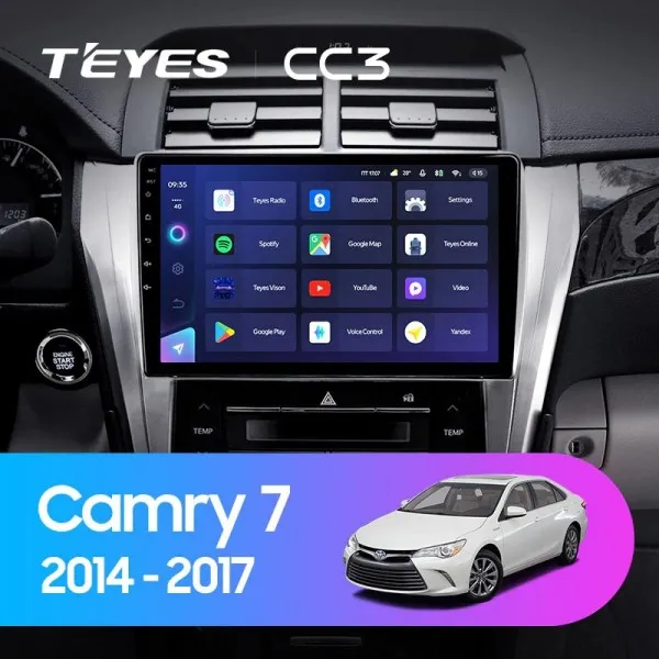 ШГУ Teyes CC3 4/64 GB Toyota Camry XV55 - фото