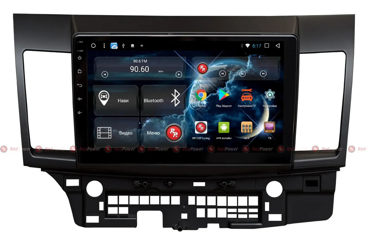 Автомагнитола RedPower 51037 R IPS DSP Mitsubishi Lanser X (2007-2012) - фото