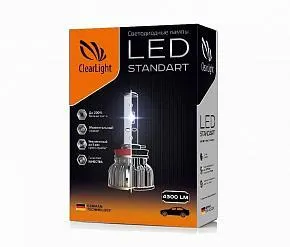 Лампа LED Clearlight H4 4300 lm (2шт) - фото