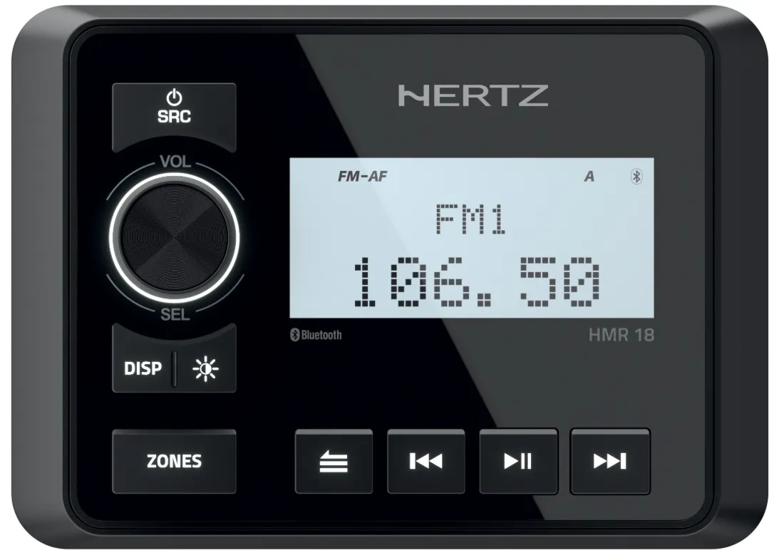 Судовой цифровой медиаресивер Hertz HMR 18 Digital Media Receiver - фото