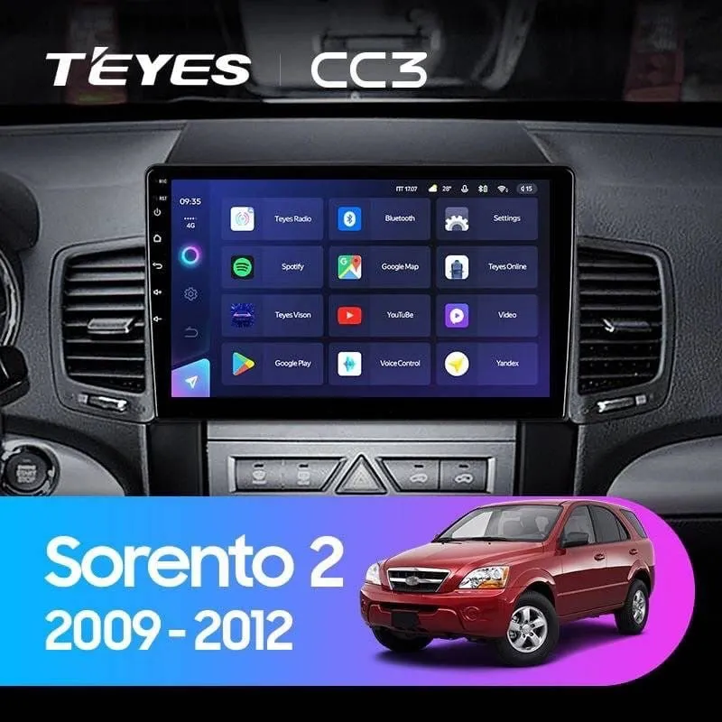 ШГУ Teyes CC3 4/64 GB Kia Sorento 2 XM 2009-2012 - фото