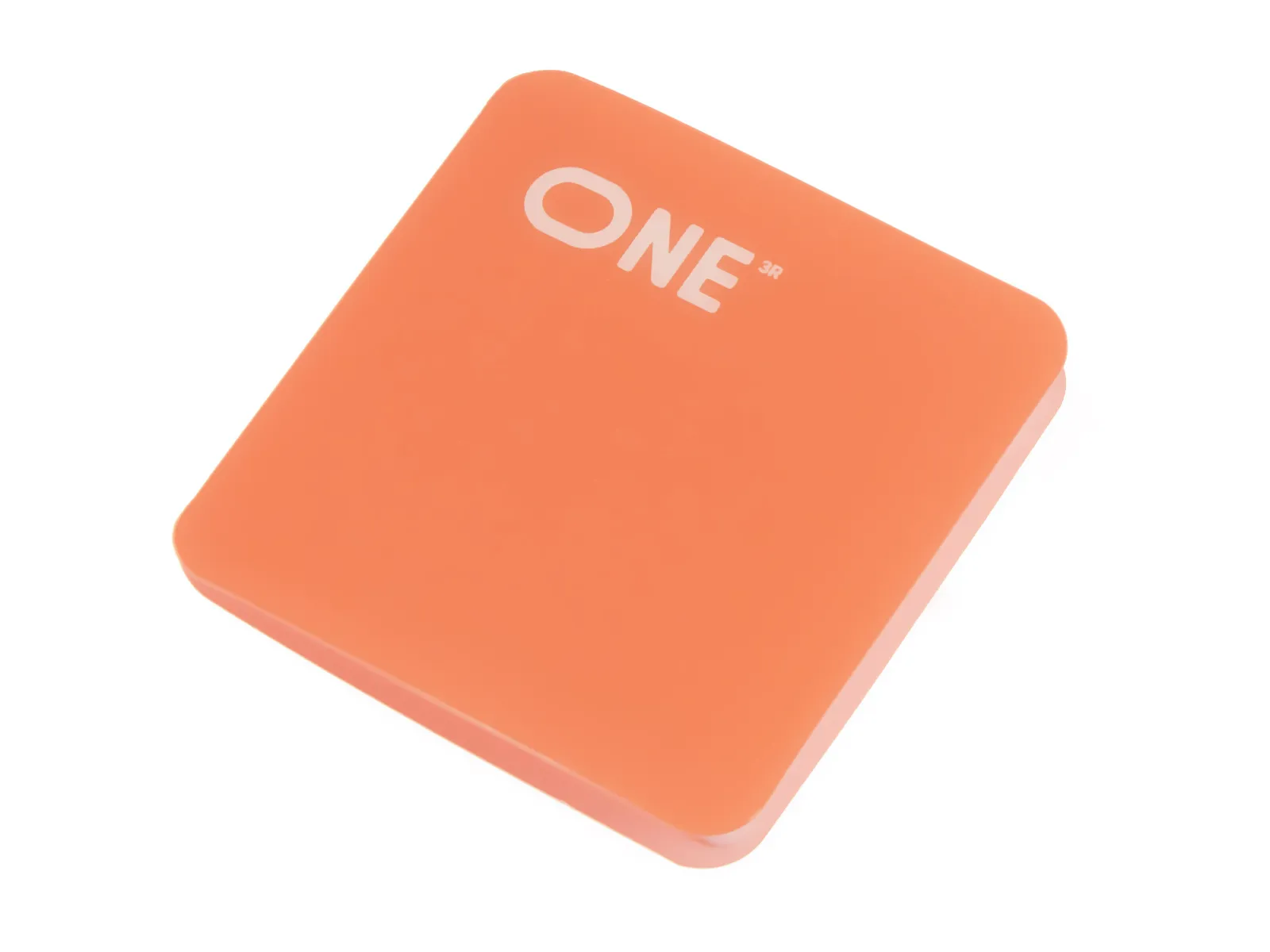 Антигравитационная наклейка ONE кораллового цвета - фото