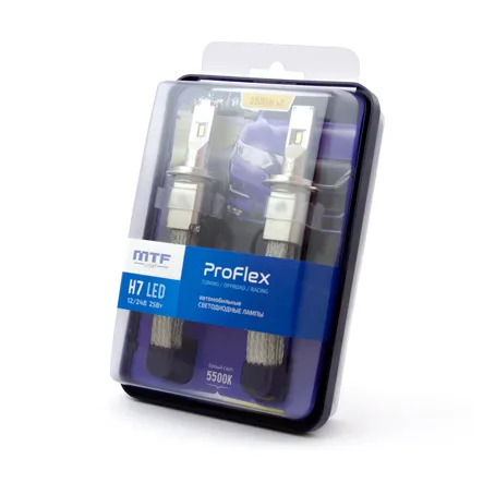 Лампа светодиодная MTF H7 PROFLEX LED 5500K 2500Lm - фото