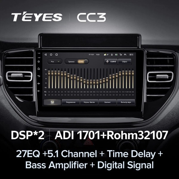 ШГУ Teyes СС3 3/32GB Hyundai Solaris II 2020-2021  - фото